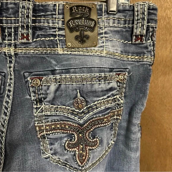 Rock Revival Jeans Straight Mens 36